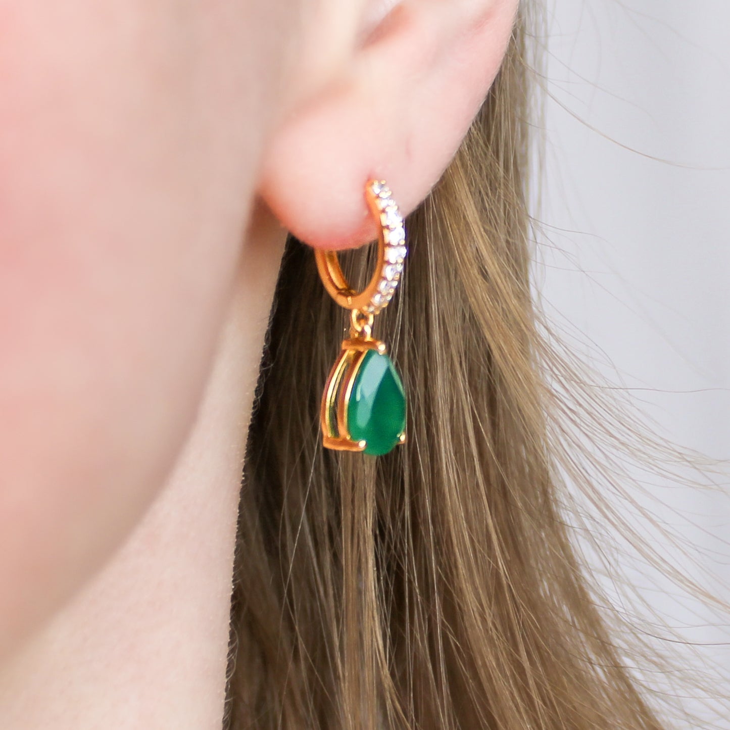 Devoted Light Hoops - Gold
