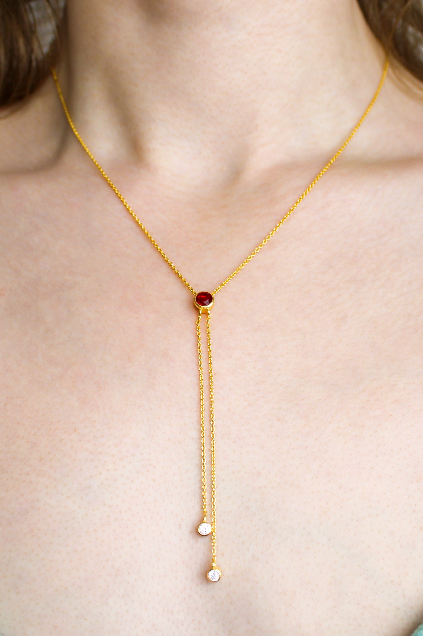 Edwardian Lightfall Necklace - Gold