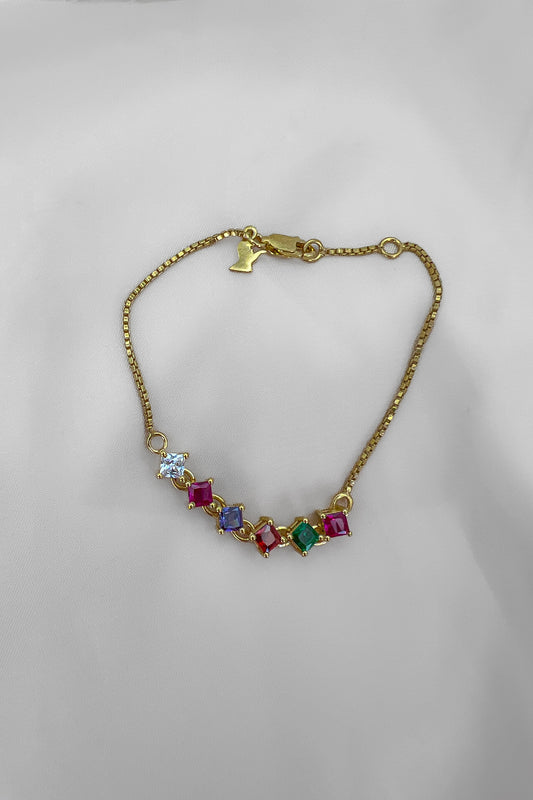 acrostic REGARD link bracelet