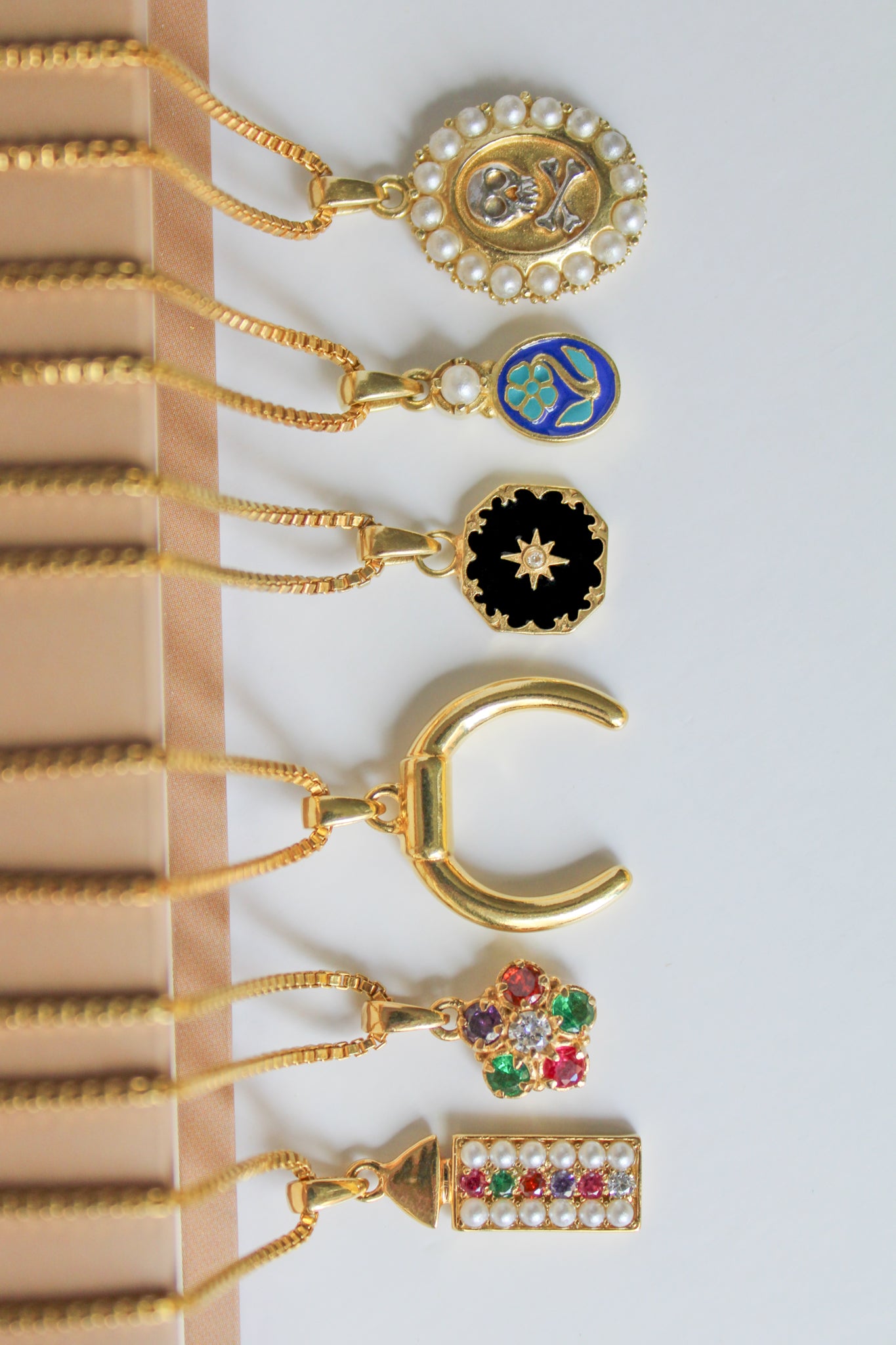 vintage gold pendants