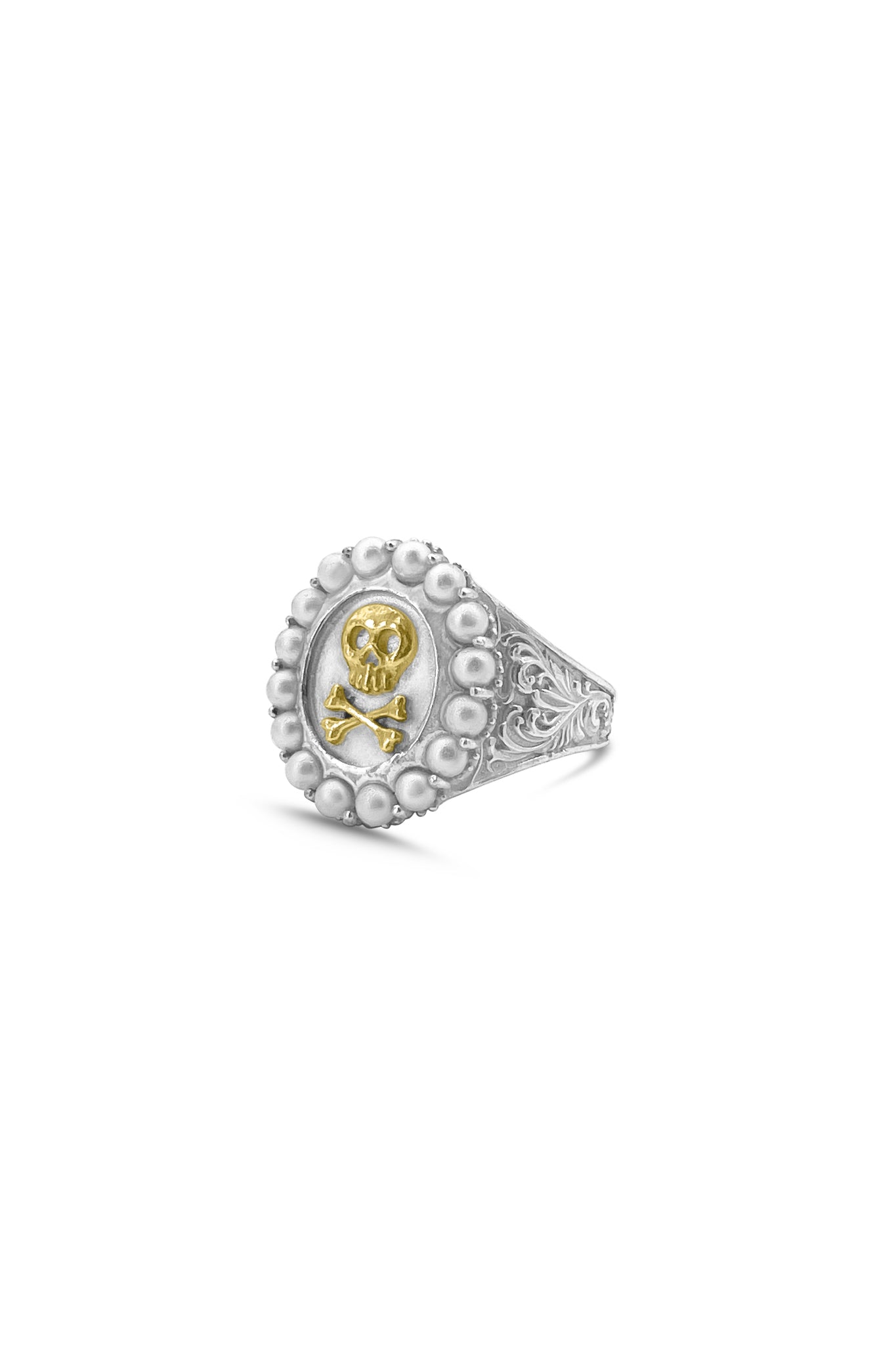 Silver Skull Ring