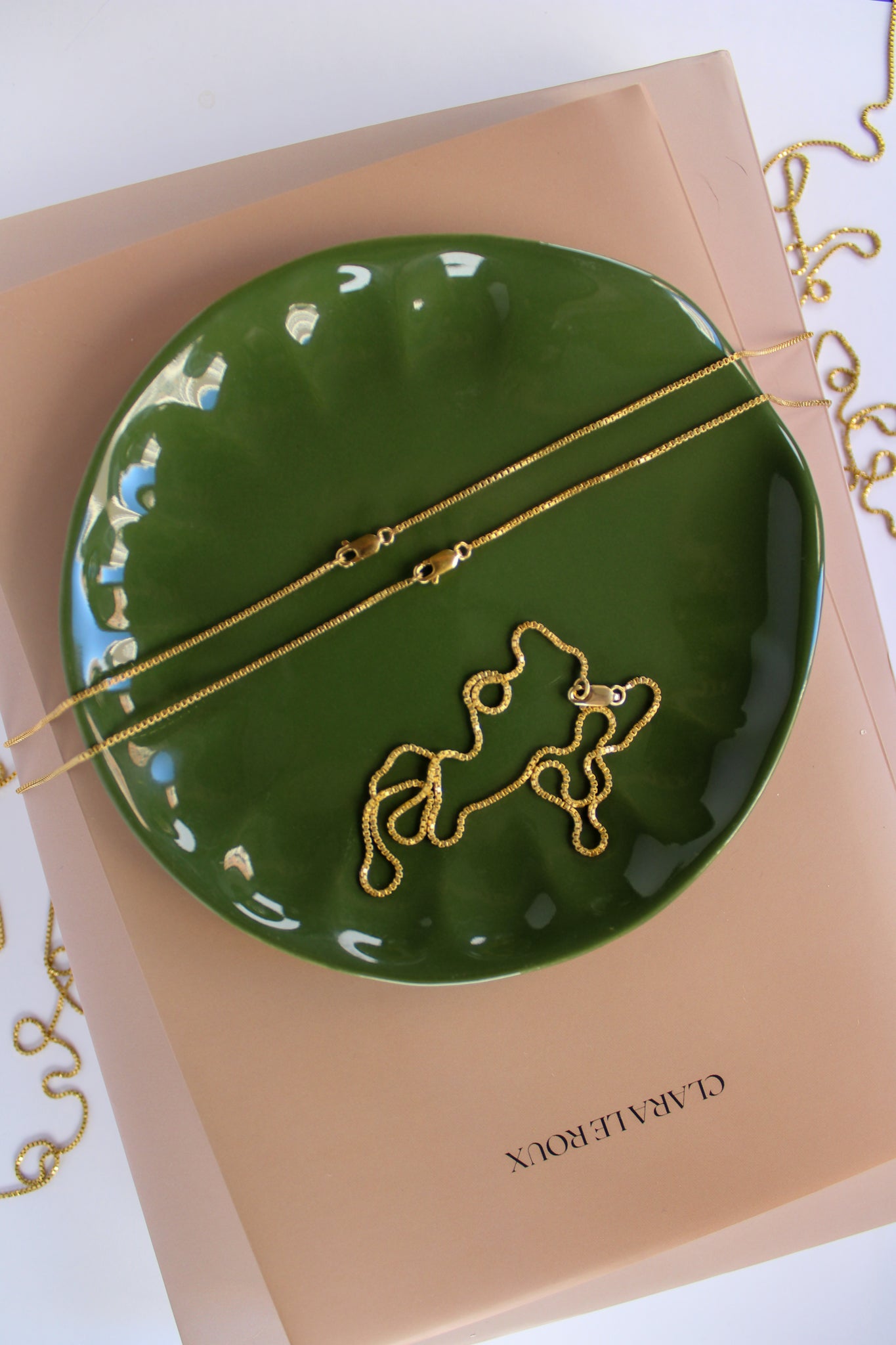 Ether Box Chain Necklace - Gold