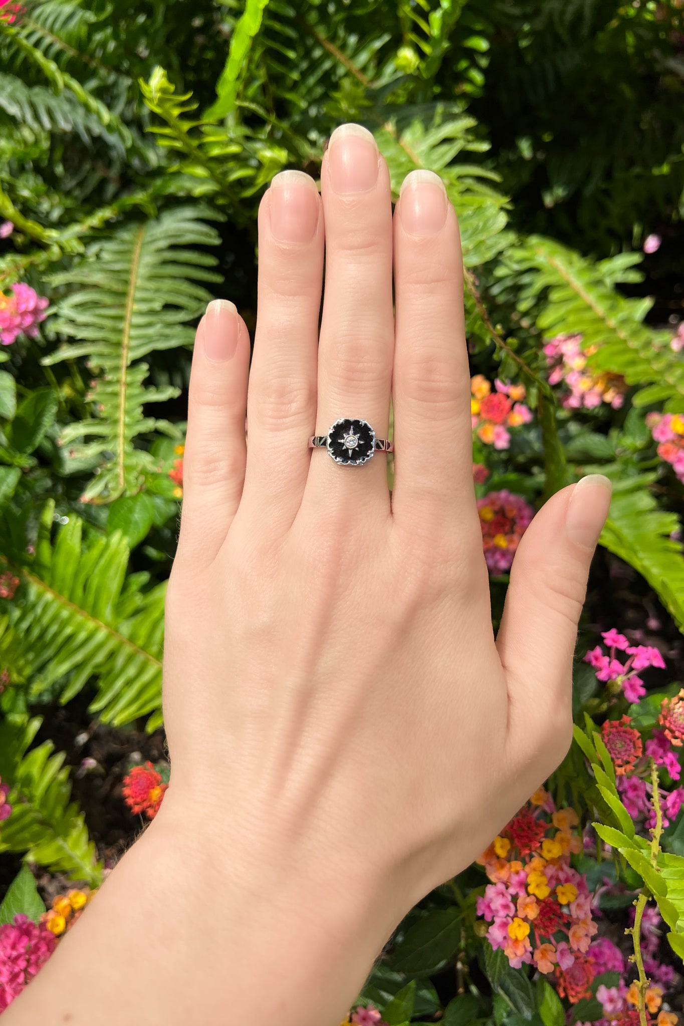 black enamel jewelry