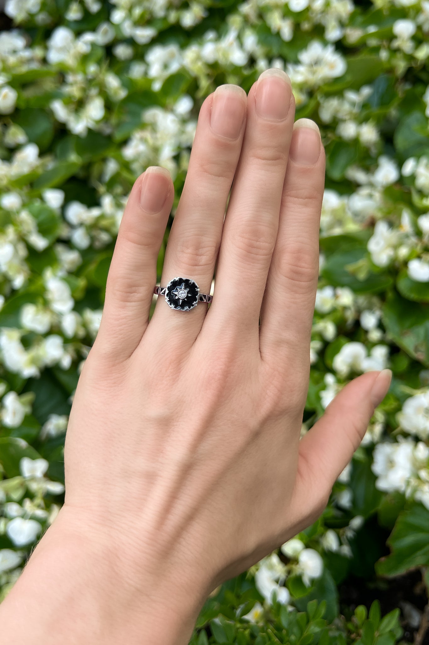 Enamel Star Ring
