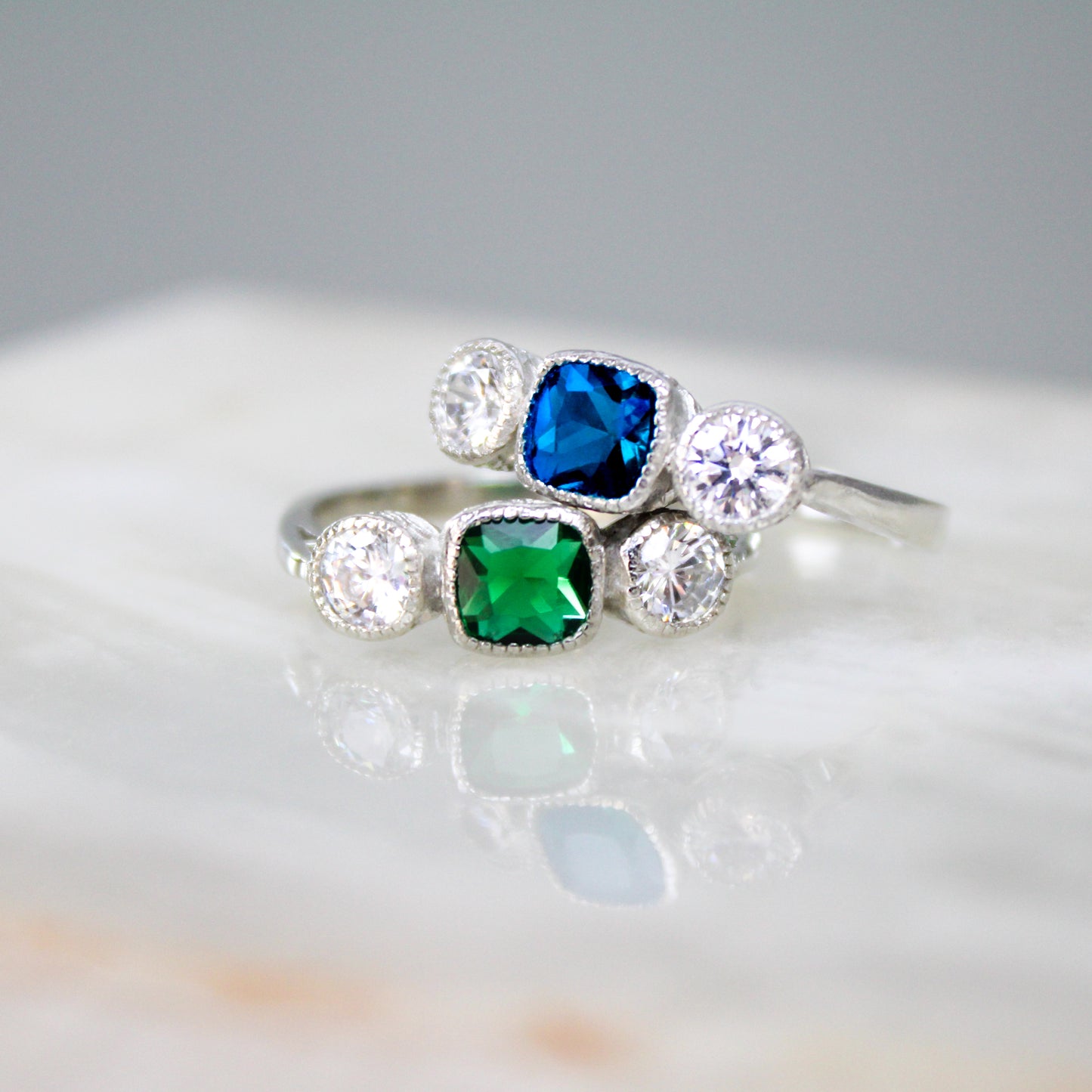 The Edwardian Empress Ring - Silver