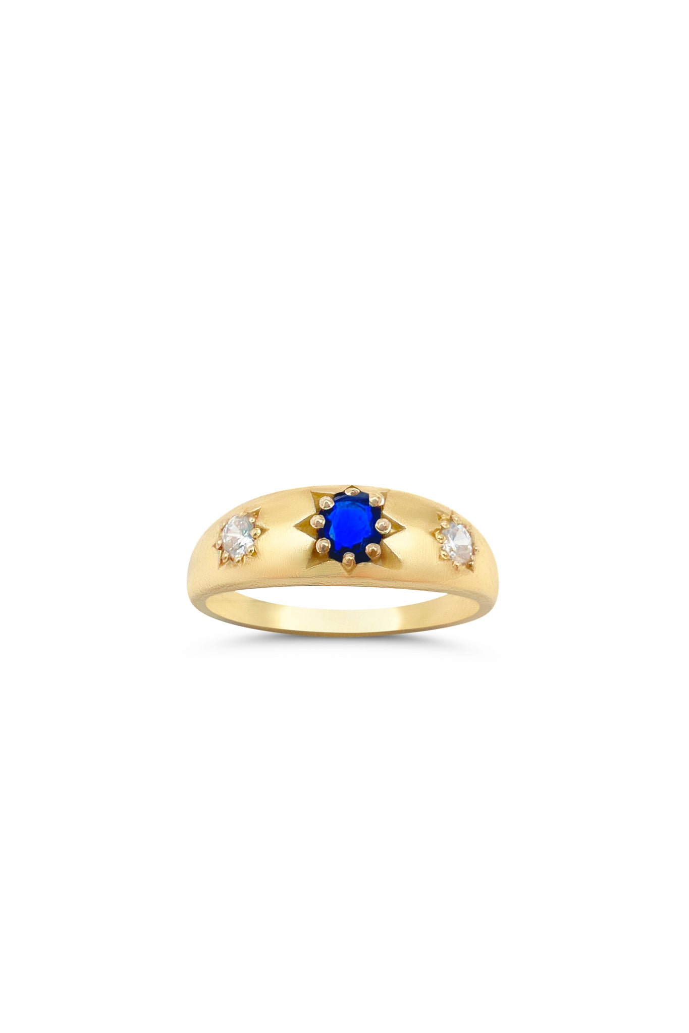 vintage blue gemstone ring
