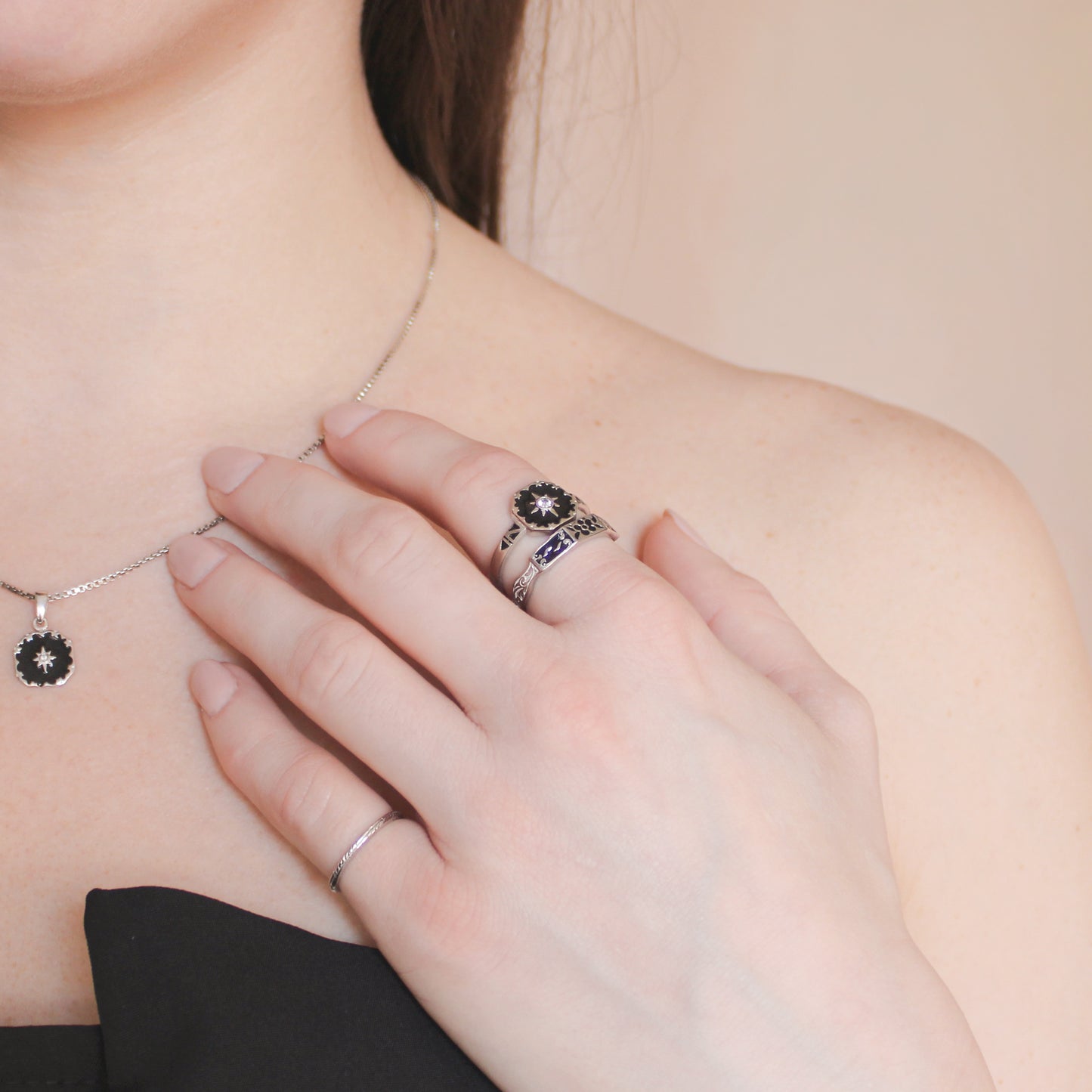 The Nocturne Ring - Silver