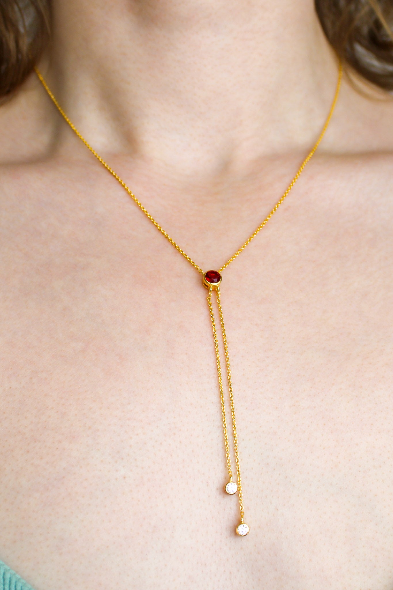 Edwardian Lightfall Necklace - Gold
