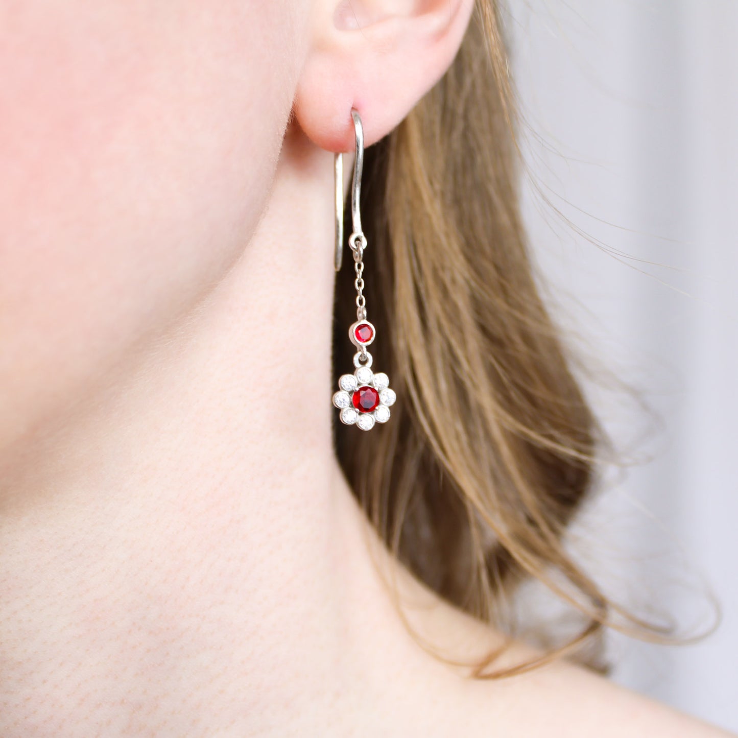 Edwardian Lightfall Earrings - Silver