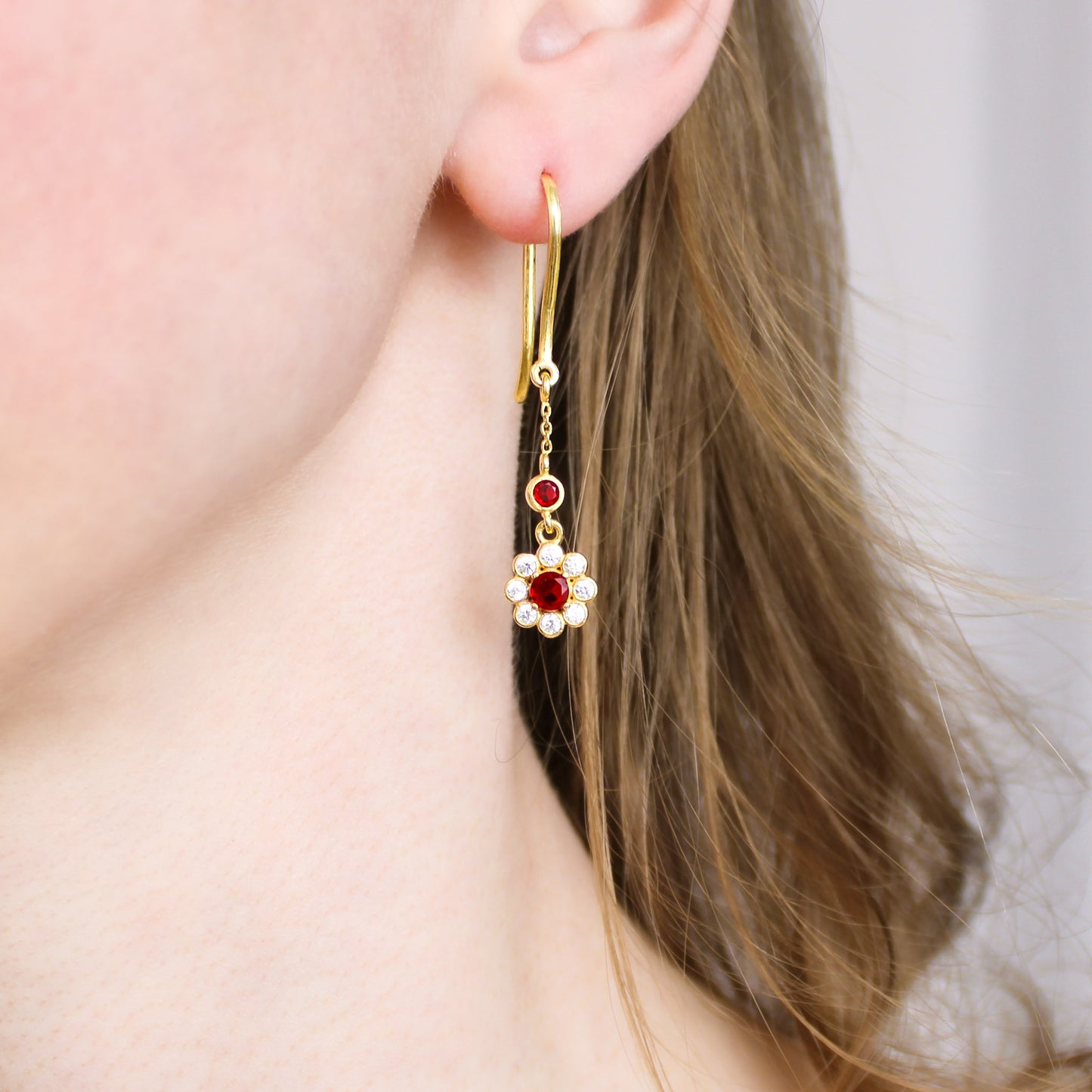 Edwardian Lightfall Earrings - Gold