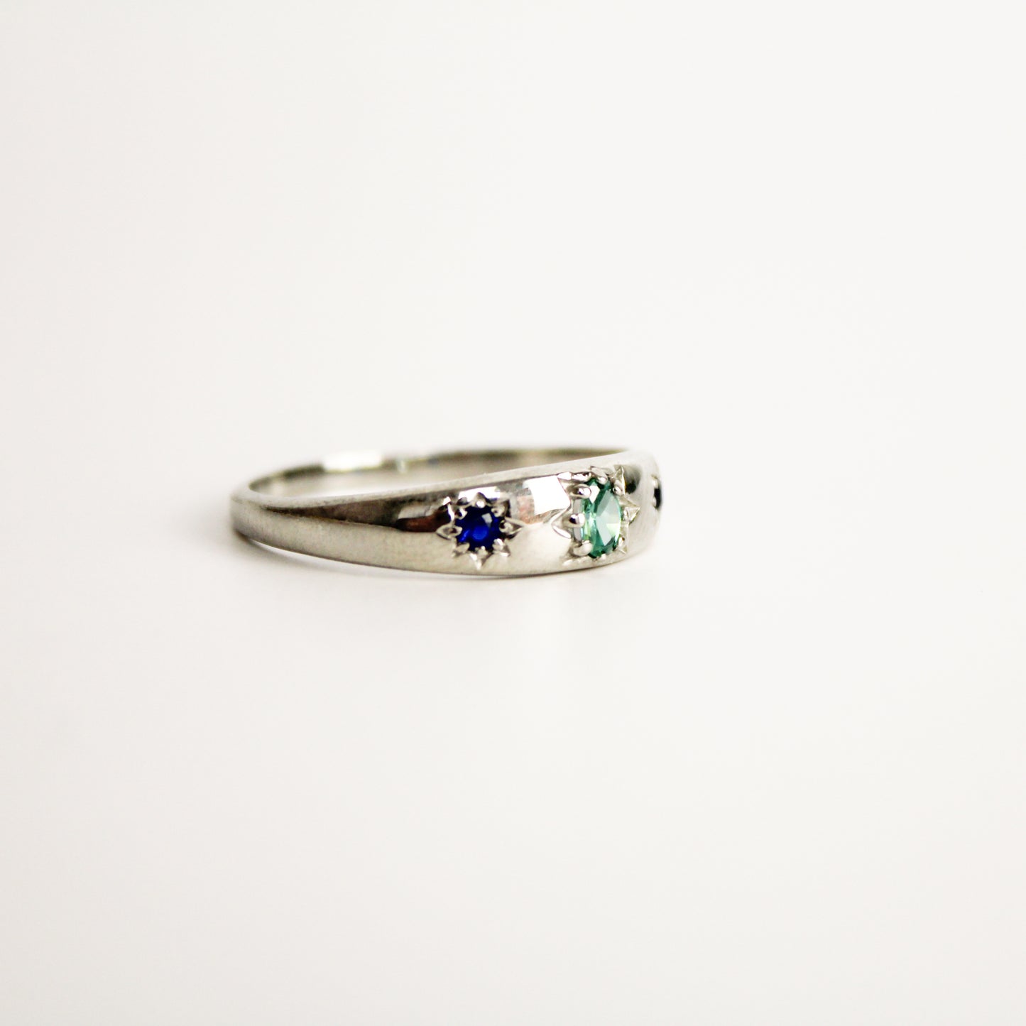 Seafoam Roma Ring - Silver