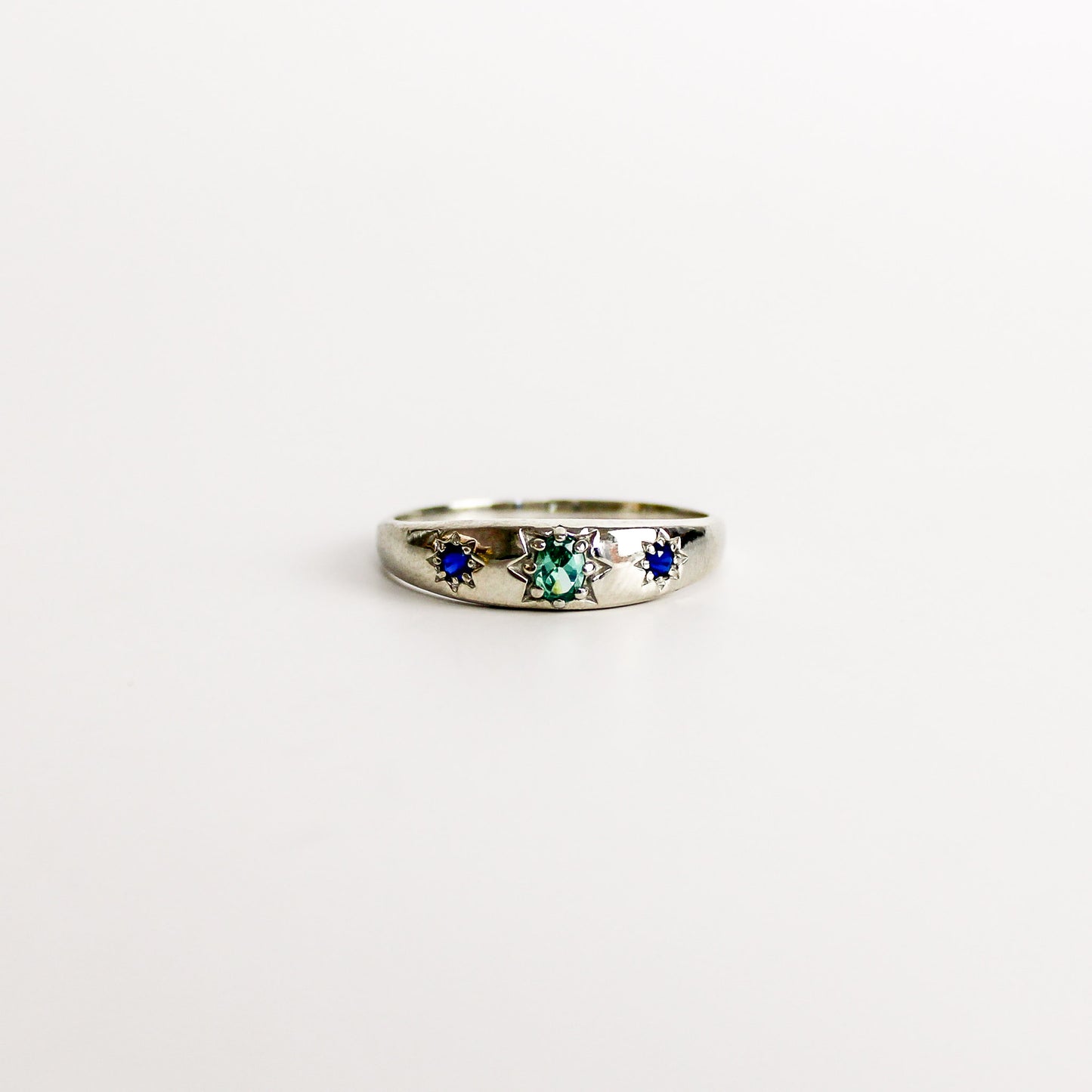 Seafoam Roma Ring - Silver