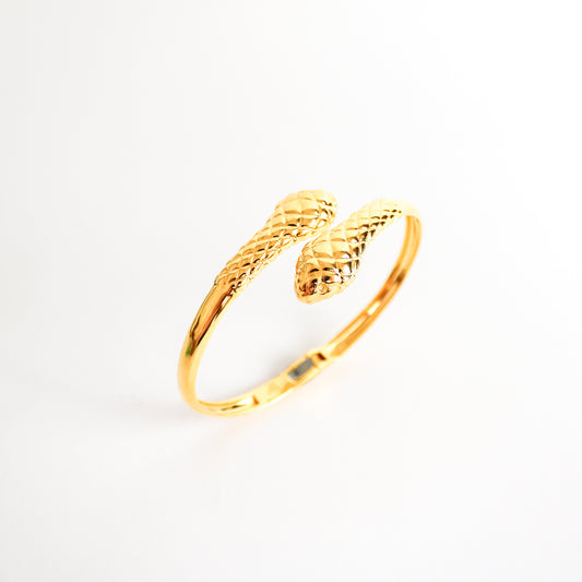 Serpentine Cuff - Gold