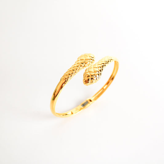 Serpentine Cuff - Gold