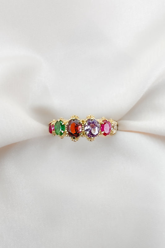 The Crowned Jewel Ring - Gold