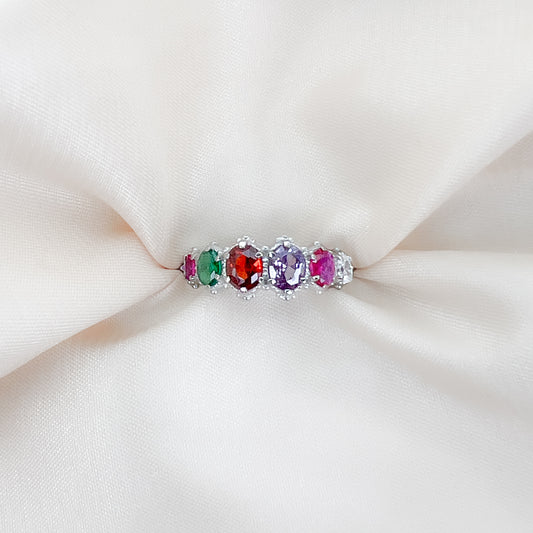 The Crowned Jewel Ring - Silver