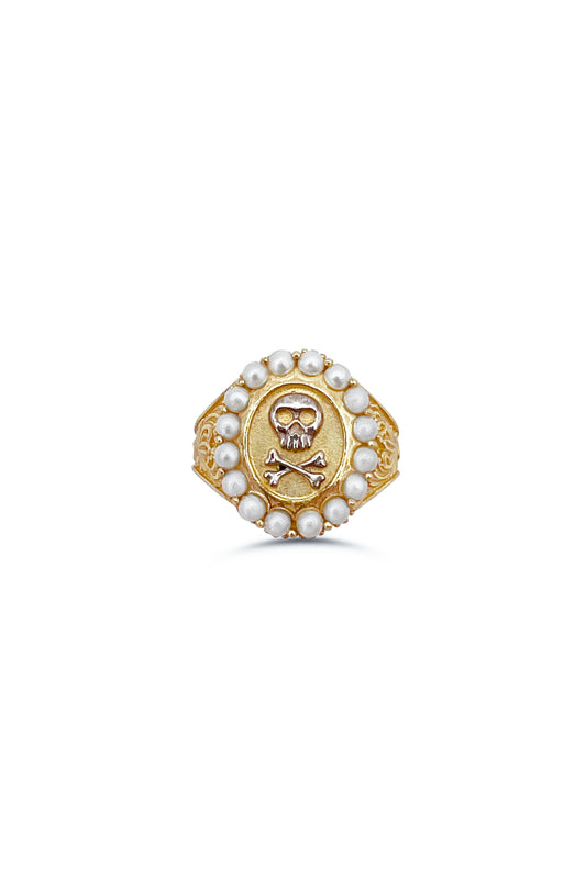 Mourning Memento Ring (Heirloom Metal) - Gold