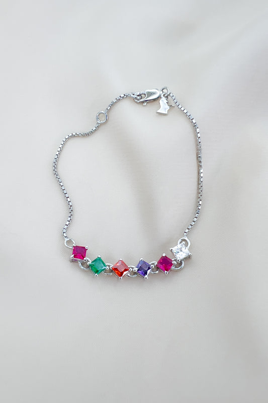 Linked-Love Bracelet - Silver