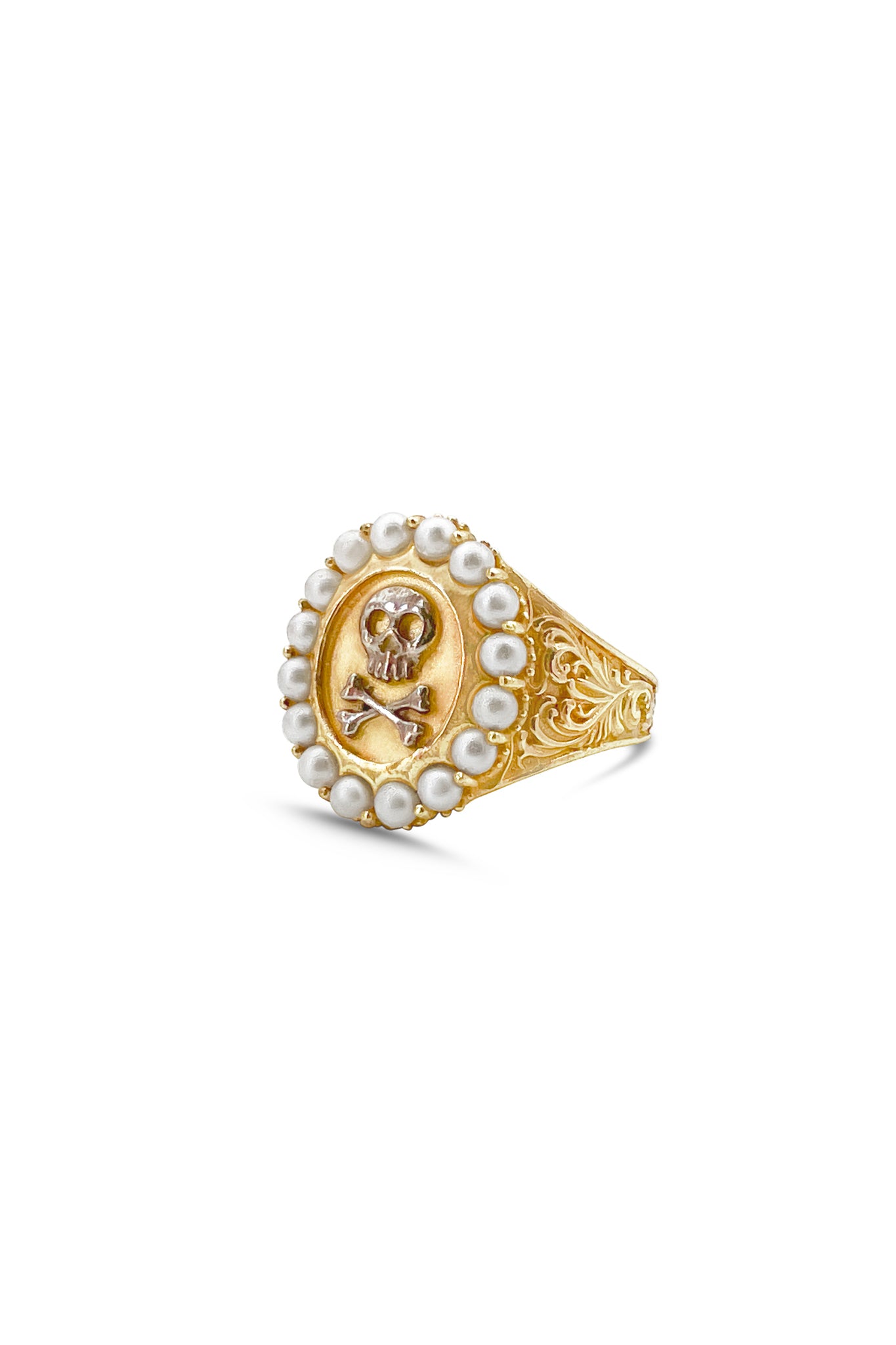 Mourning Memento Ring (Heirloom Metal) - Gold