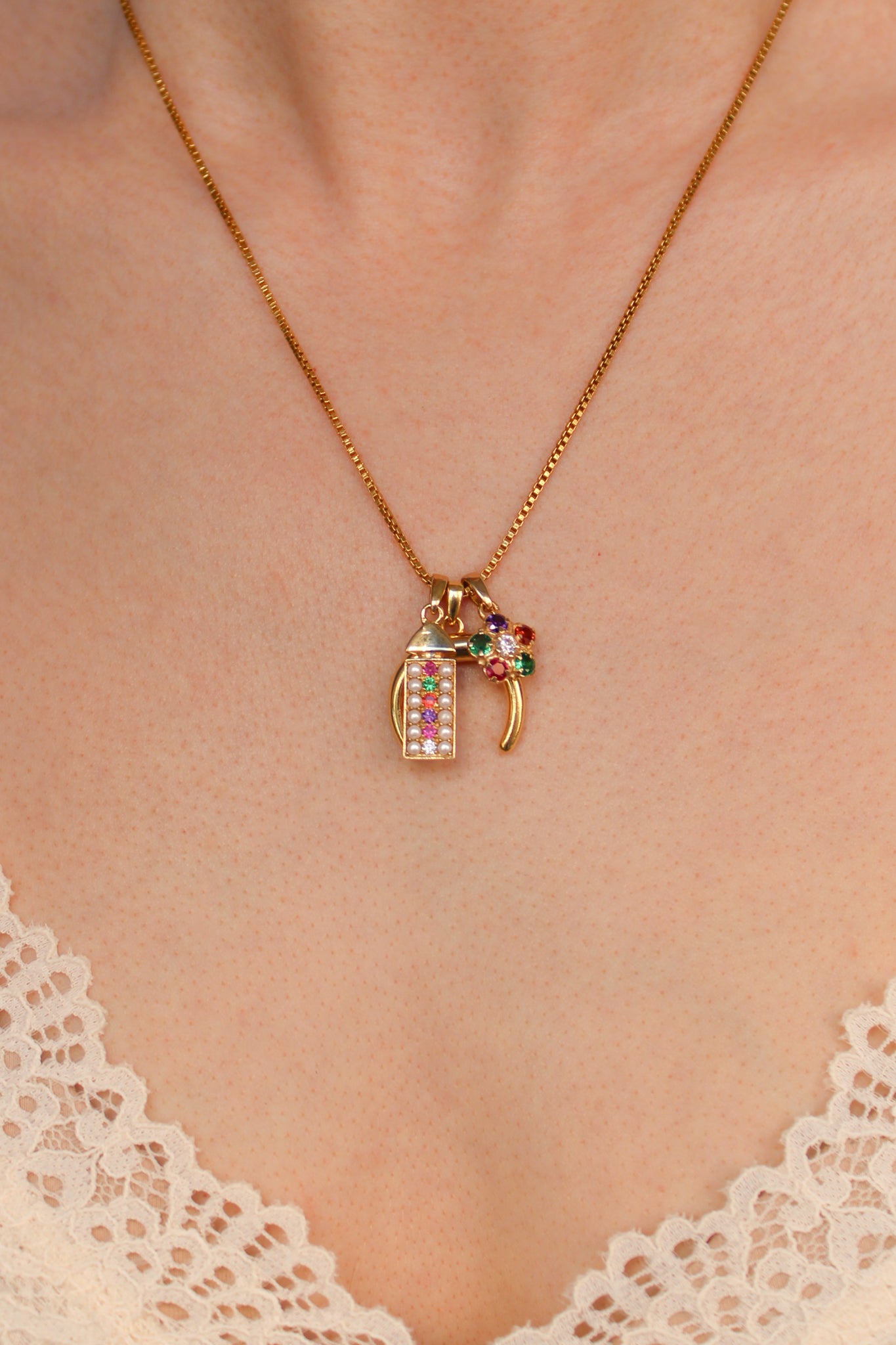 gemstone bloom pendant jewelry