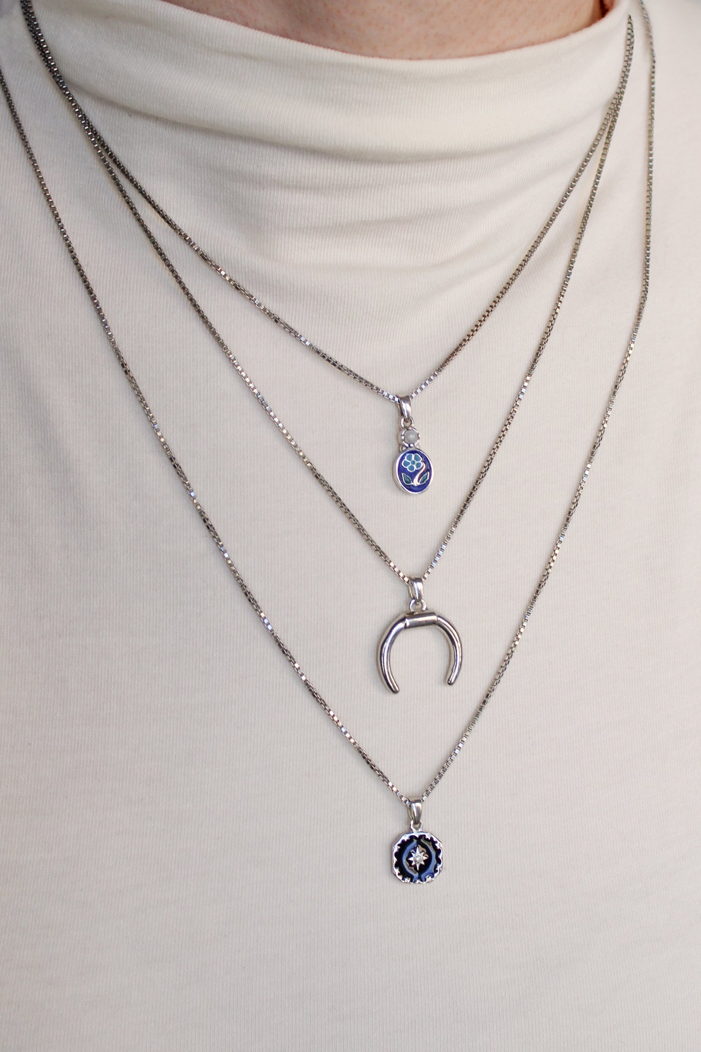 Gothic Jewelry Necklace Stack