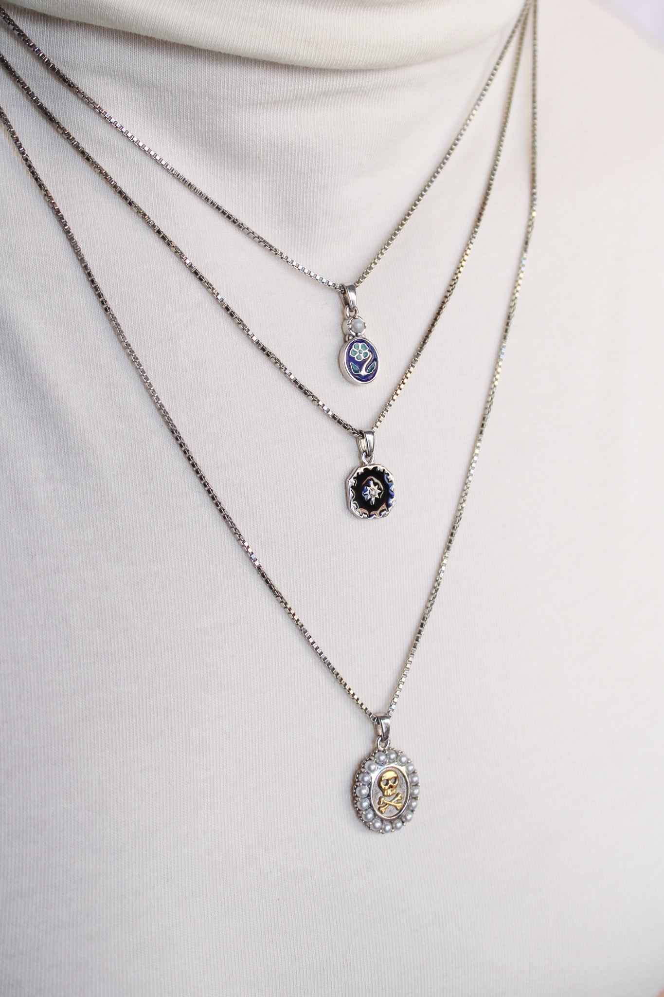 Celestial gothic necklaces