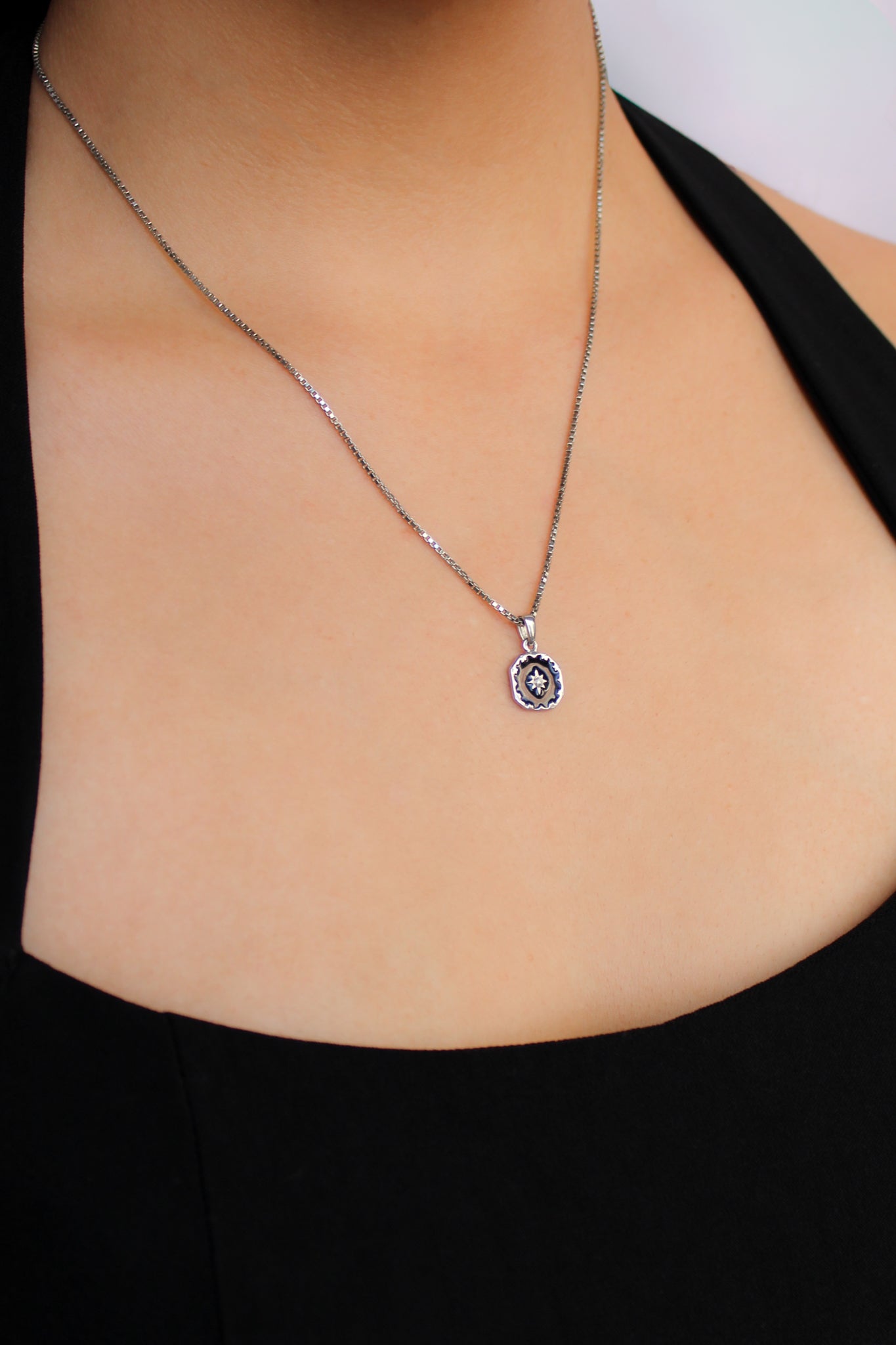 Star Necklace Sterling Silver