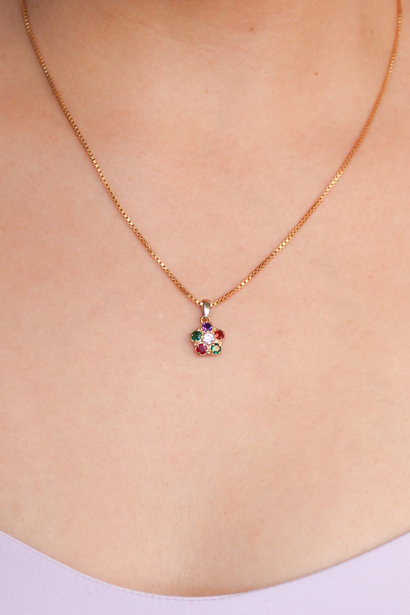 unique floral pendant jewelry