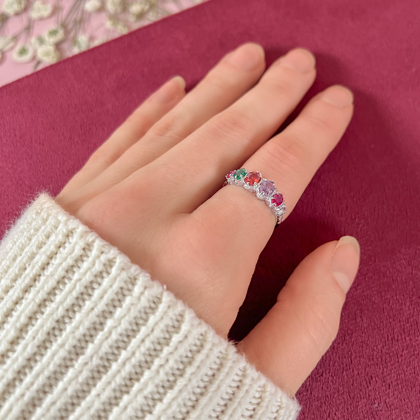 The Crowned Jewel Ring - Silver