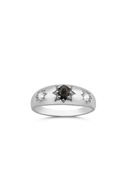 gothic gemstone ring
