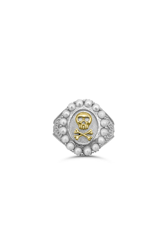 Mourning Memento Ring (Heirloom Metal) - Silver