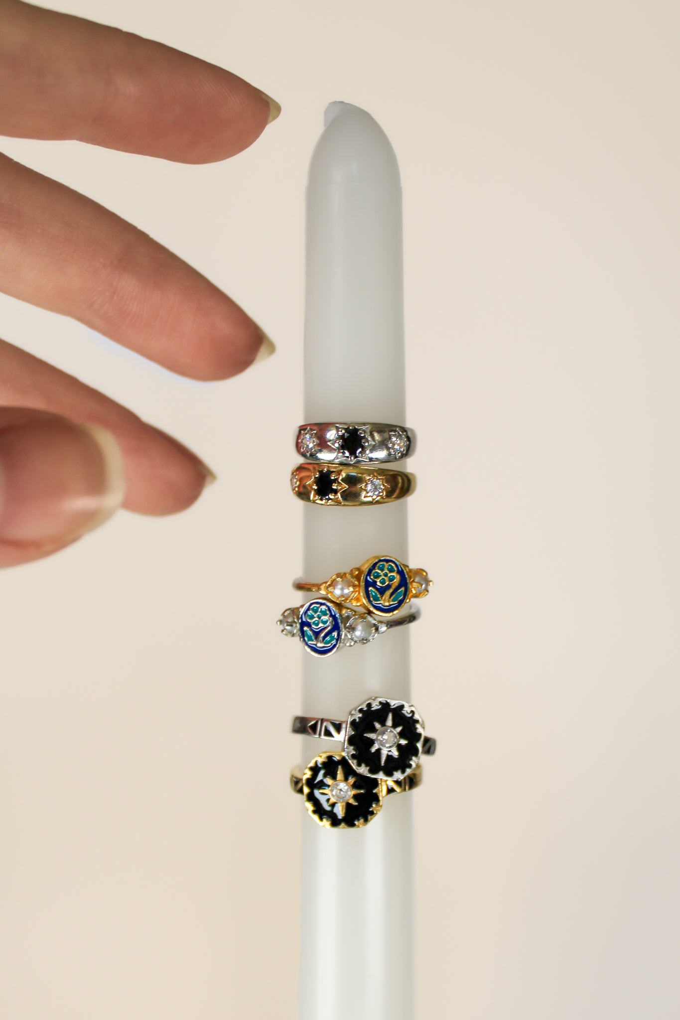 forget-me-not sterling silver ring