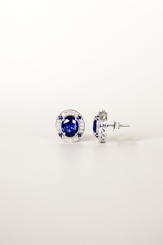 The Sovereign Stud Earrings - silver