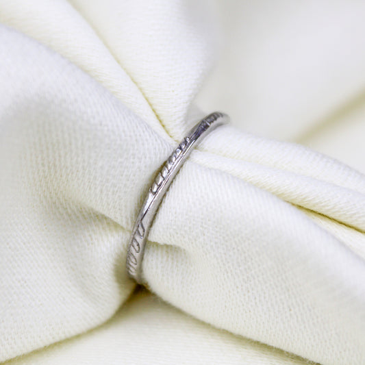 The Victorian Vine Stacker - Silver