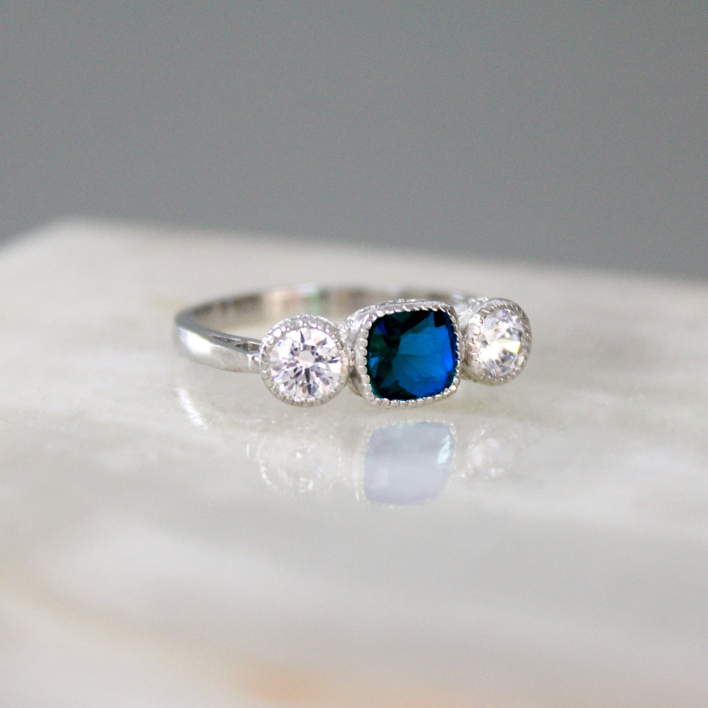 The Edwardian Empress Ring - Silver