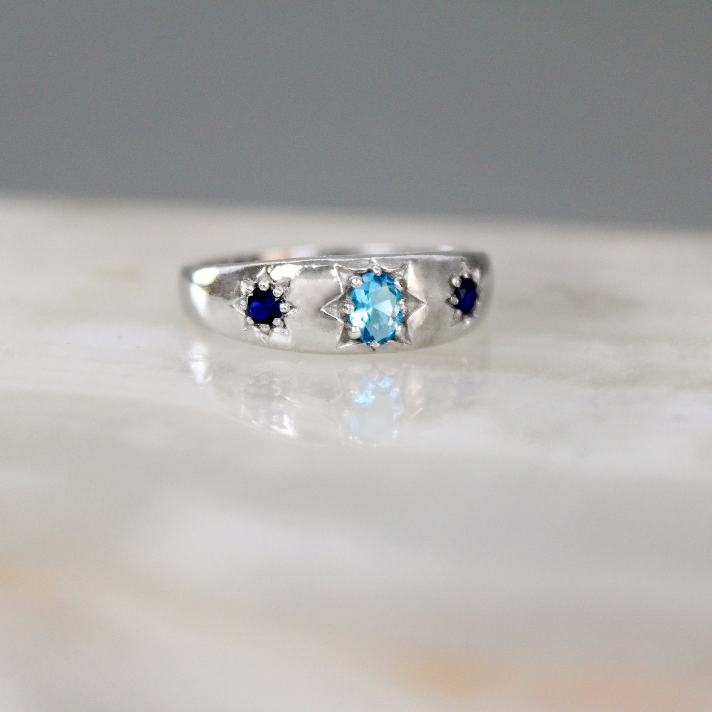 Letters from Roma Ring - Silver