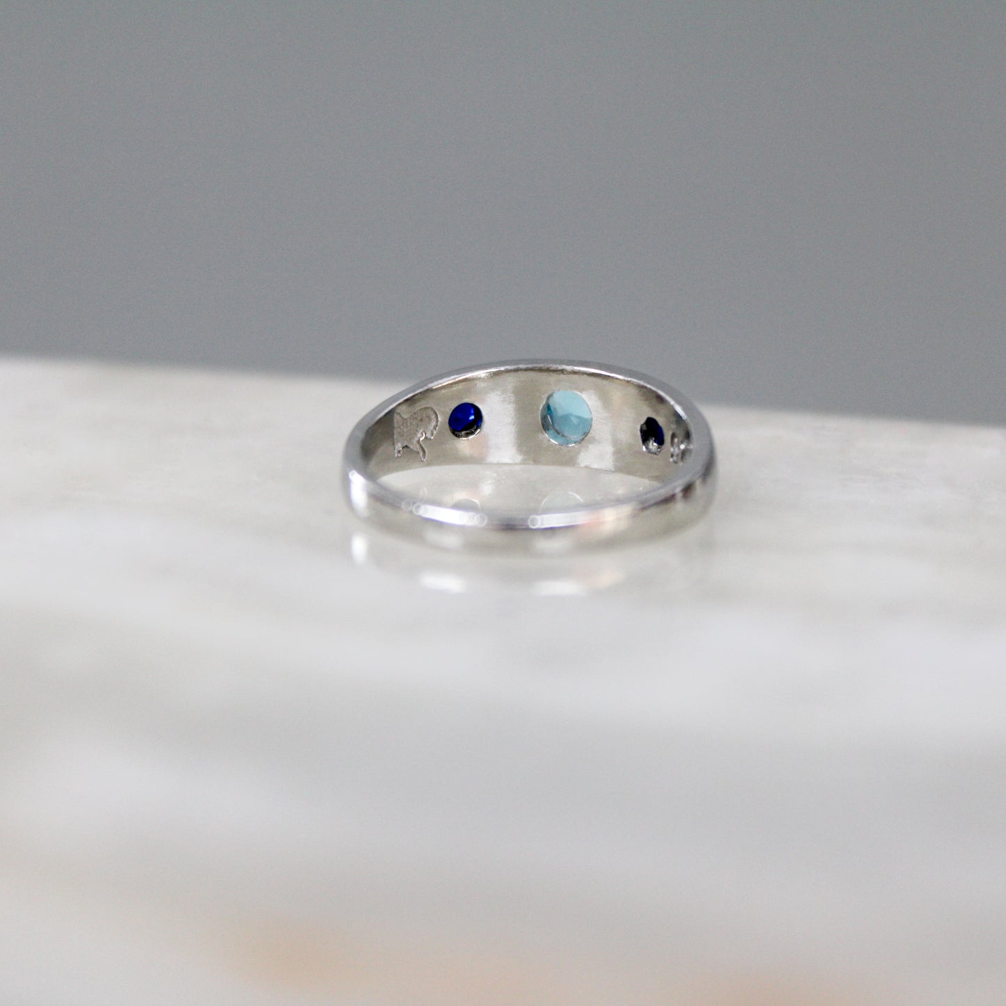 Letters from Roma Ring - Silver