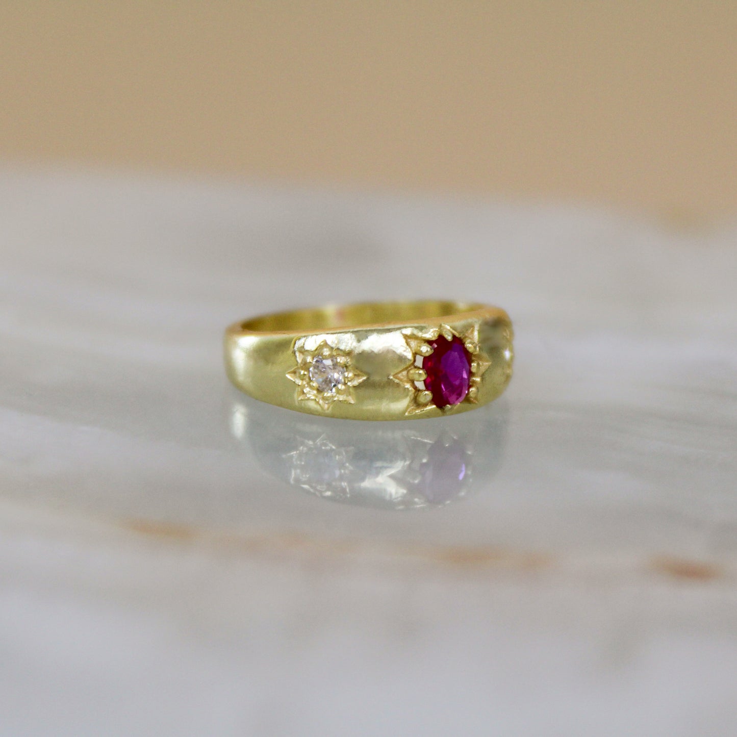 Rose from Roma Ring - Gold