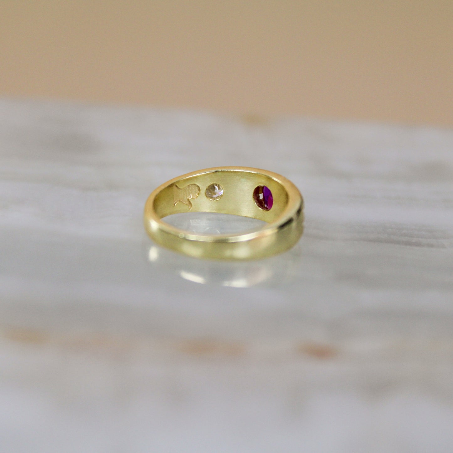 Rose from Roma Ring - Gold