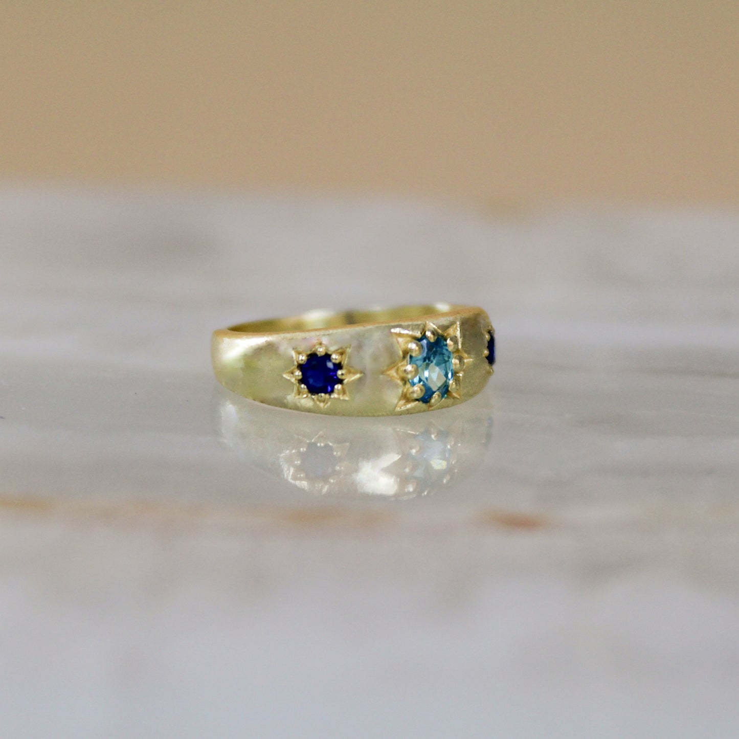 Letters from Roma Ring - Gold