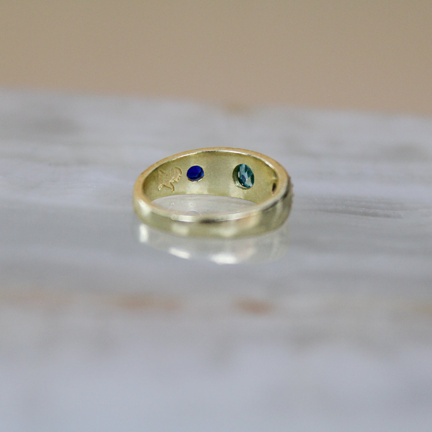 Letters from Roma Ring - Gold