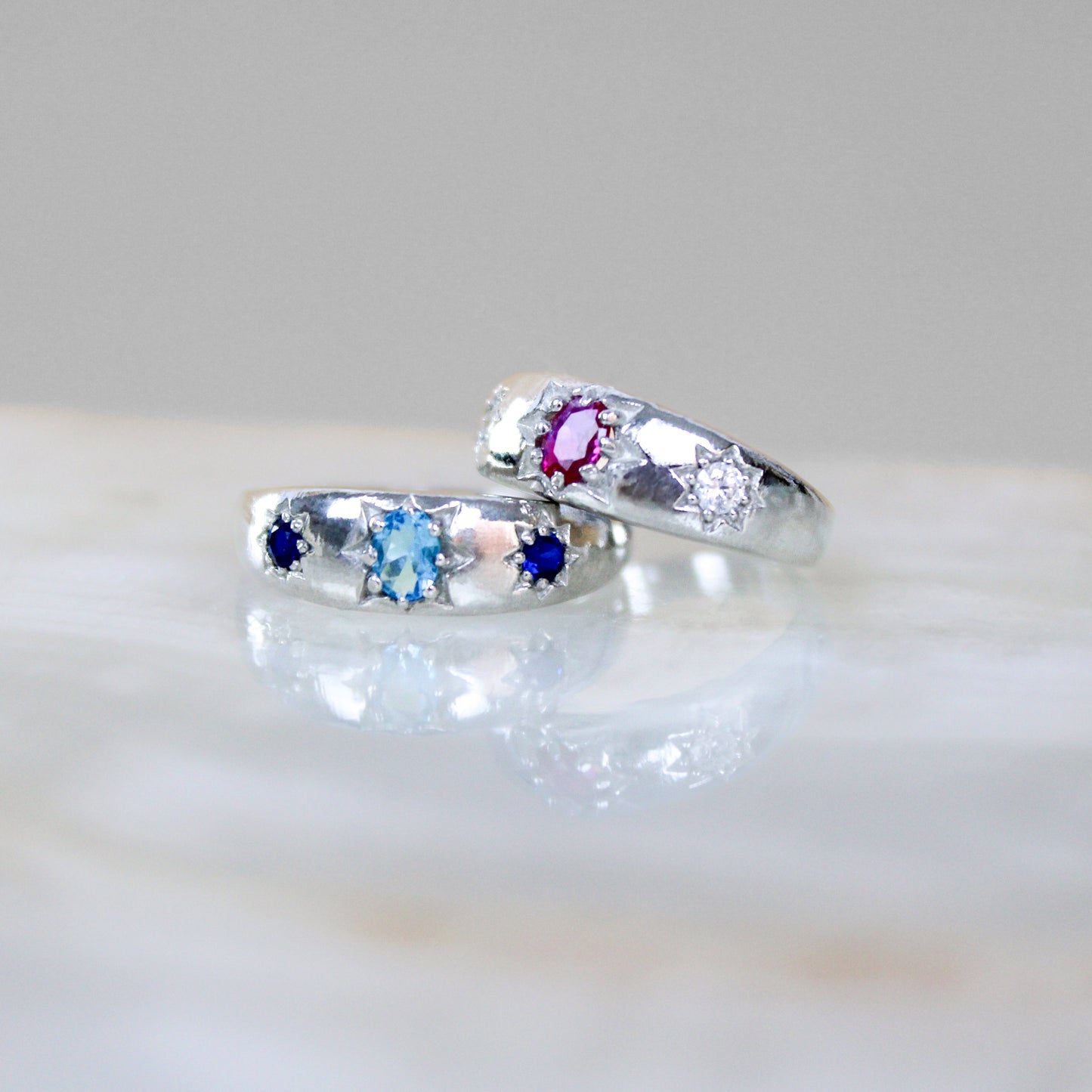 Letters from Roma Ring - Silver