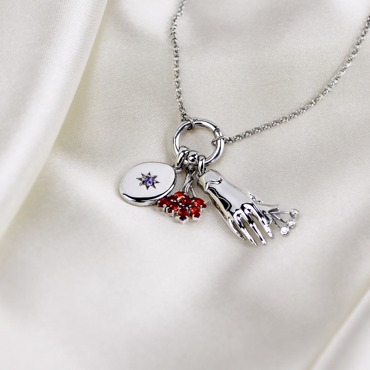 Ember Pendant - silver