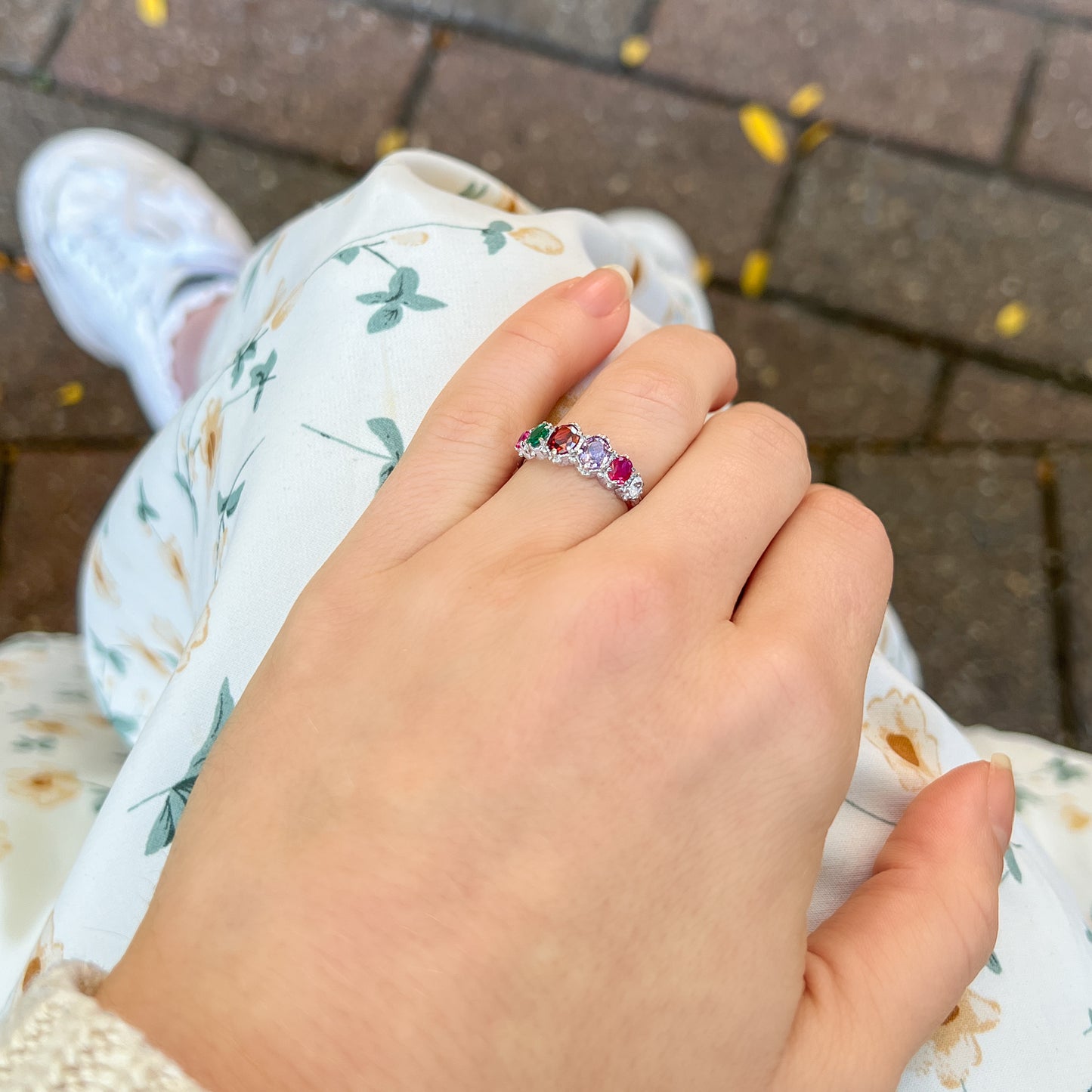 The Crowned Jewel Ring - Silver