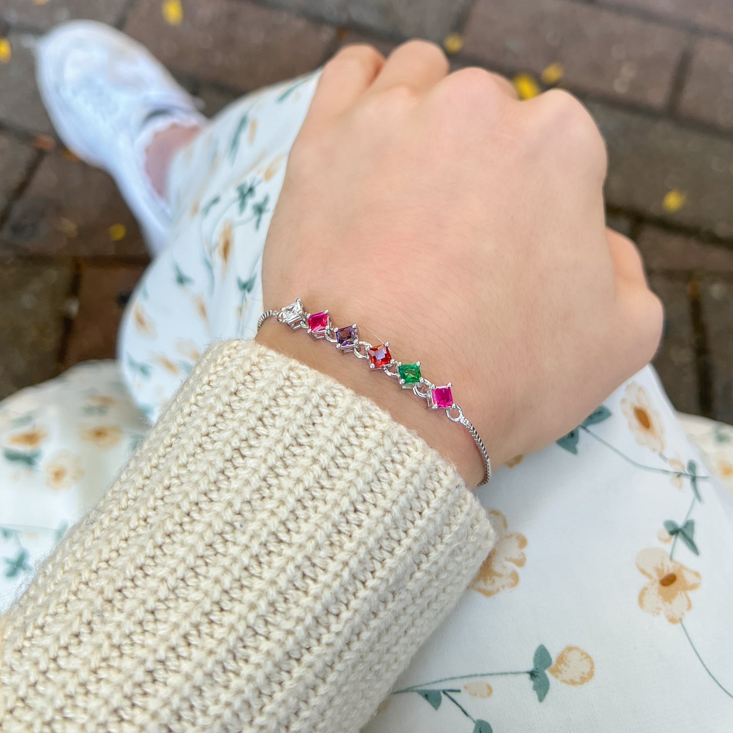 Linked-Love Bracelet - Silver