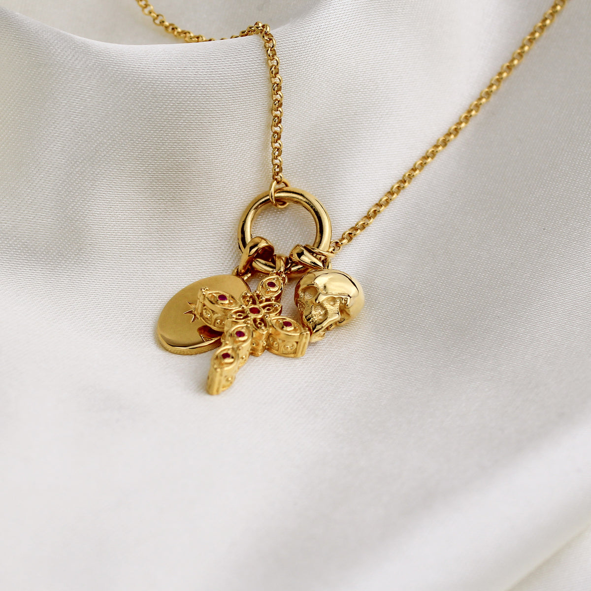 Vanitas Pendant - gold
