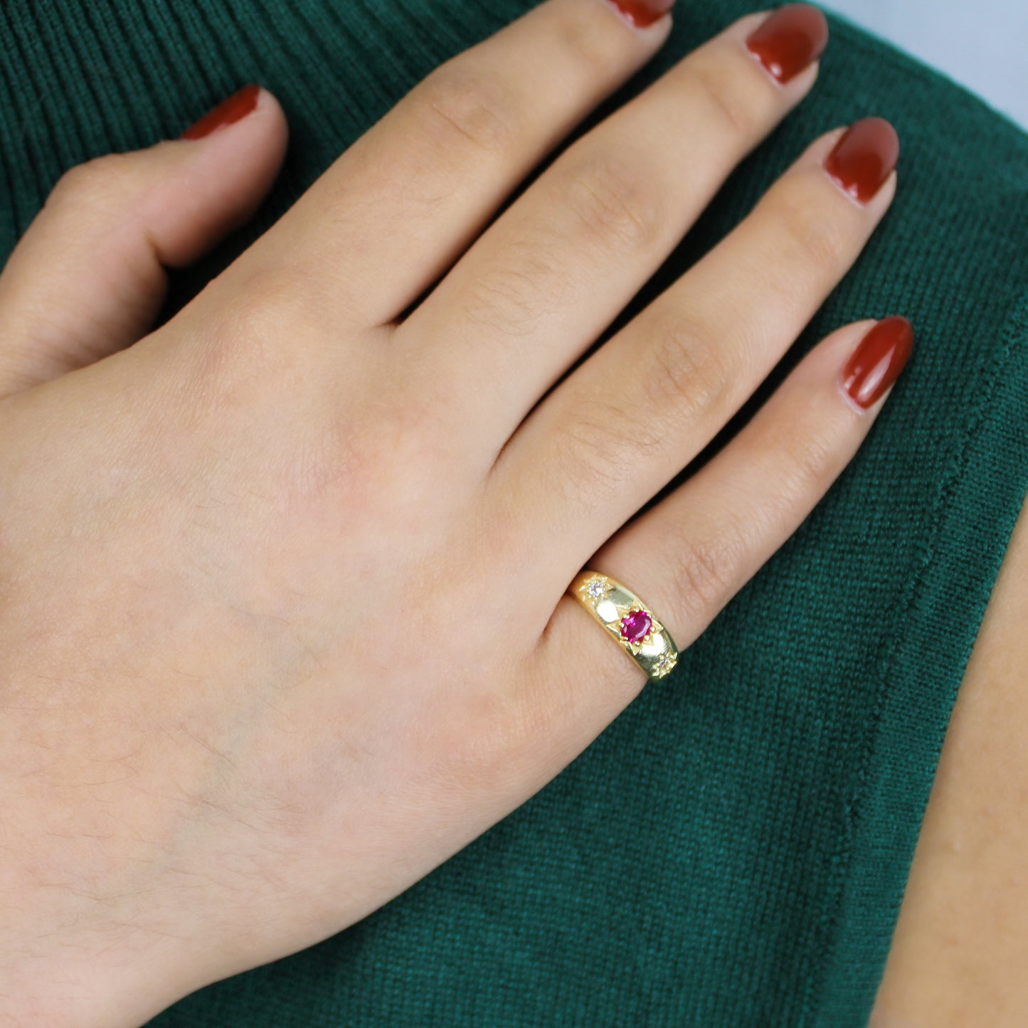 Rose from Roma Ring - Gold