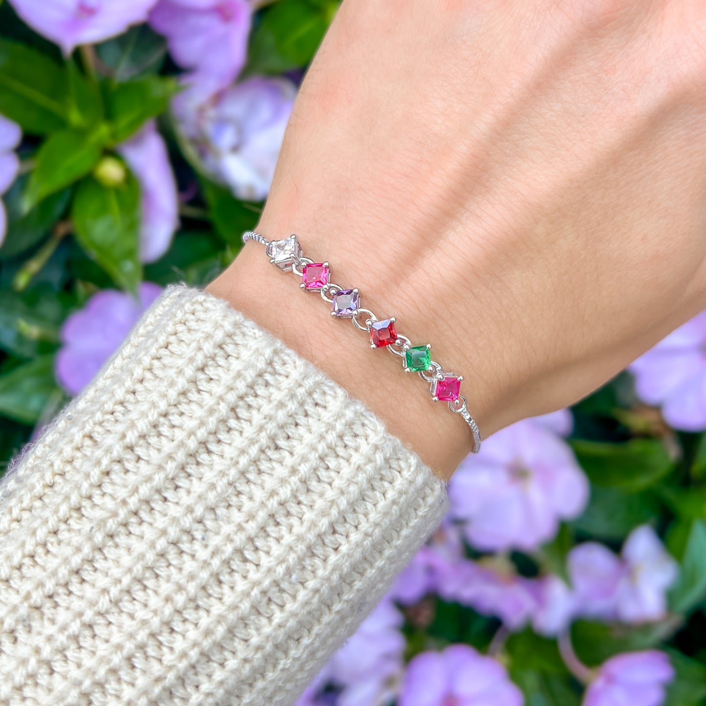 Linked-Love Bracelet - Silver