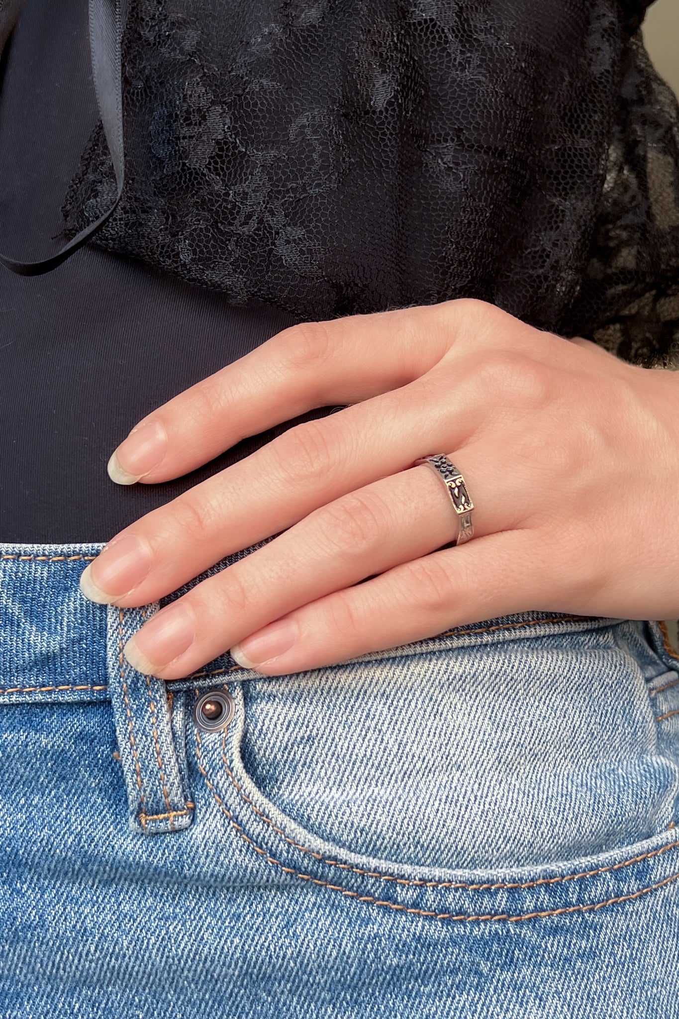 artisan bloom ring design