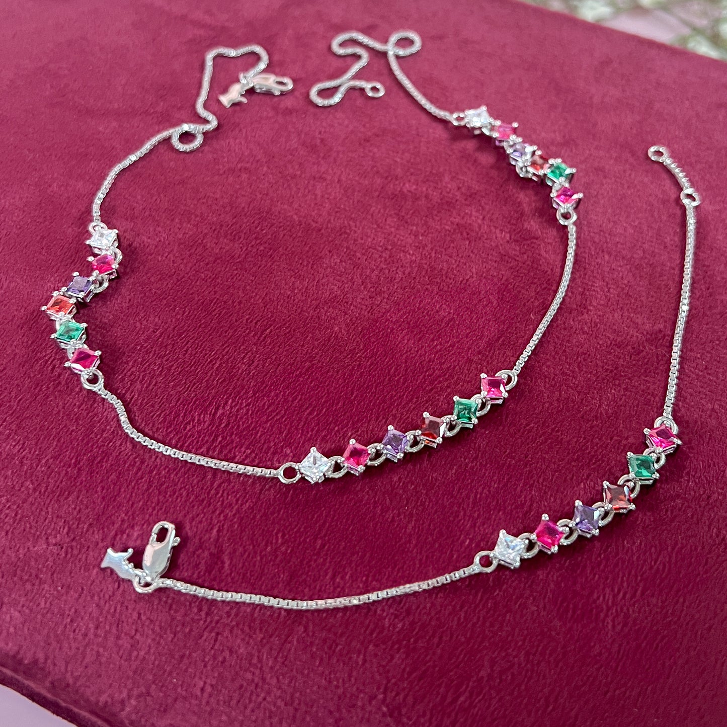 Linked-Love Necklace - Silver